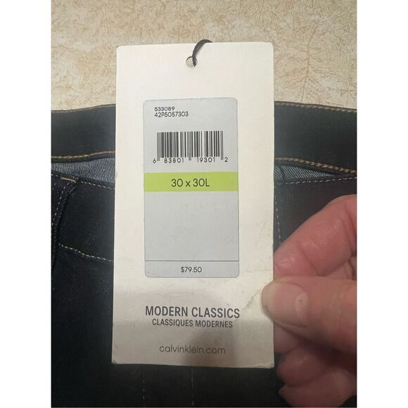 Calvin Klein Womans Super Skinny Mid Rise Jeans Sz 30/30 NWT - Picture 5 of 7